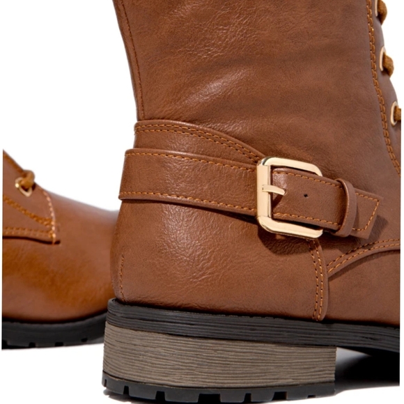 7.5Minnie ankle combat  boots Conac color - Picture 3 of 4